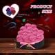 thumbnail image 2 of Flor preservada Vryblos Forever con forma de corazón, 16 rosas rosadas, 2 of 7