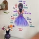 thumbnail image 4 of Pegatinas de pared con diseño de mariposas para niña, calcomanía de pared con diseño de hada de las flores, mural de pared floral morado, mariposas coloridas, decoración de pared para dormitorio de ni, 4 of 6