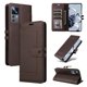 thumbnail image 1 of Premium Wallet Case for Xiaomi 12T with Card Slots & Kickstand, Flip Cover Brown, 1 of 6