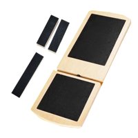 Magideal - Tabla De Equilibrio Para Piernas, Camilla De Madera Para Pies Para Adultos, Entrenamiento De Control Del Equilibrio, Equipo Para Corregir La Postura Y