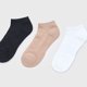 thumbnail image 4 of Calcetines Mujer Tripack Cortos Deportivos Beige Corona, 4 of 4