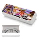 thumbnail image 5 of Piedra, Papel o Tijera Estuche Rígido para Gafas de Cuero PU Protector con Forro de Felpa Premium Suave para Hombres y Mujeres, 5 of 6