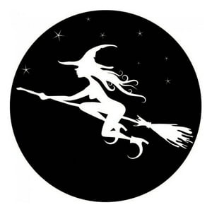 Rienda Libre Graphics - Decomural Flying Witch Halloween Ws-44247
