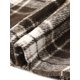 thumbnail image 5 of Agnes Orinda Conjuntos de Halloween para Mujer Tallas Grandes Chaqueta de Franela a Cuadros con Cuello de Pana en Contraste Botones Abajo Manga Larga Chaqueta Casual con Bolsillo 1X Marrón, 5 of 6