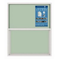 Ventana Vidrio Simple Pvc Guillotina Blanca 50X60Cm Dvp
