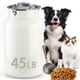 thumbnail image 1 of Contenedor hermético de alimentos para mascotas Aloxina 45 lb (20 kg)/48 Qt de acero inoxidable 304, 1 of 7