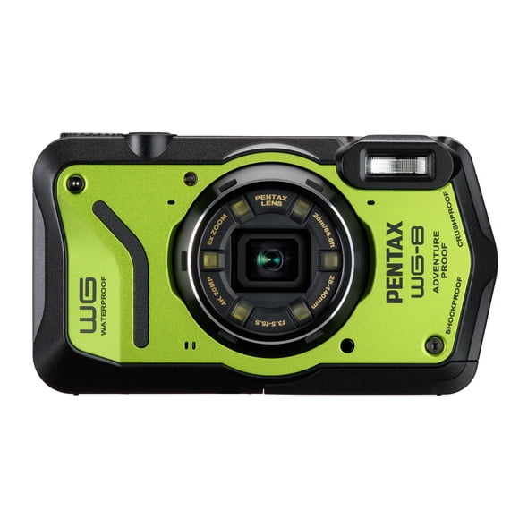 Cámara PENTAX WG-8 Green All-Weather Adventure 20MP 4K