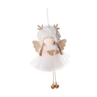 Magideal - Adorno Colgante Para Árbol De Navidad, Decoración Navideña, Decoración Para Árbol De Navidad De Año Nuevo, Muñeco De Peluche Navideño Para El Hogar Y Blanco