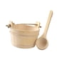 thumbnail image 1 of Barril y cucharón de Sauna de madera, herramienta de baño humeante para SPA, cubo de baño, suministros de baño resistentes para SPA, Hotel, baño, sala, 1 of 5