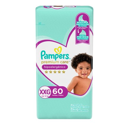 Pañales Desechables Pampers Premium Care Xxg 60 Unidades