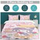 thumbnail image 5 of Sanrio Quilt Set Thicken Soft 3 Pieces Bedding Set All Season Duvet Cove with 2 Pillowcases for Adult Women Girls Teens Home Room Decor, 5 of 5