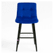 thumbnail image 2 of Set de 2 Taburete de Bar o Piso 73cm Felpa, Azul, 2 of 2
