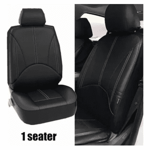 Genérico - Funda Cubre Asiento Auto Universal Forro De Cuerina Kit