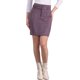 thumbnail image 1 of INSPIRE CHIC Falda de Mujer Imitación Ante Cintura Alta Casual con Cinturón Faldas Lápiz L Púrpura Oscuro, 1 of 6