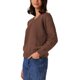 thumbnail image 4 of INSPIRE CHIC Suéteres de Mujer Cuello en V Tejido de Ganchillo Hueco Manga Larga Jersey Top L Marrón, 4 of 6