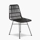 thumbnail image 3 of Silla Comedor Terraza Ratan Creta Negro, 3 of 9