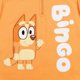 thumbnail image 4 of Sudadera con capucha Bluey Bingo Fleece con media cremallera para niños pequeños, color naranja, talla 6, 4 of 8