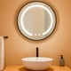 thumbnail image 4 of Espejo Redondo Marco Negro Touch con Luz Led 3 colores 60 cm, 4 of 6
