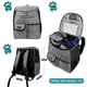 thumbnail image 2 of Mochila De Viaje Para Perros Aprobada Por Airline Gris, 2 of 7