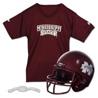 Conjunto De Uniforme De Fútbol Franklin Sports Mississippi State Bulldogs Para Niños