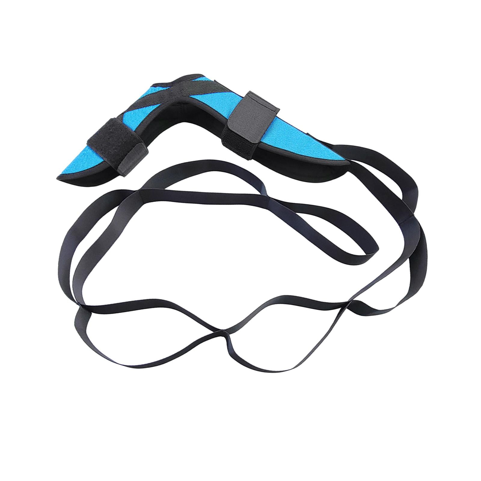 Magideal - Estirador De Pies Y Pantorrillas, Estirador De Tendones De La Corva, Cinturón De Estiramiento, Banda Elástica De Pies Y Piernas, Correa De Estiramient Azul