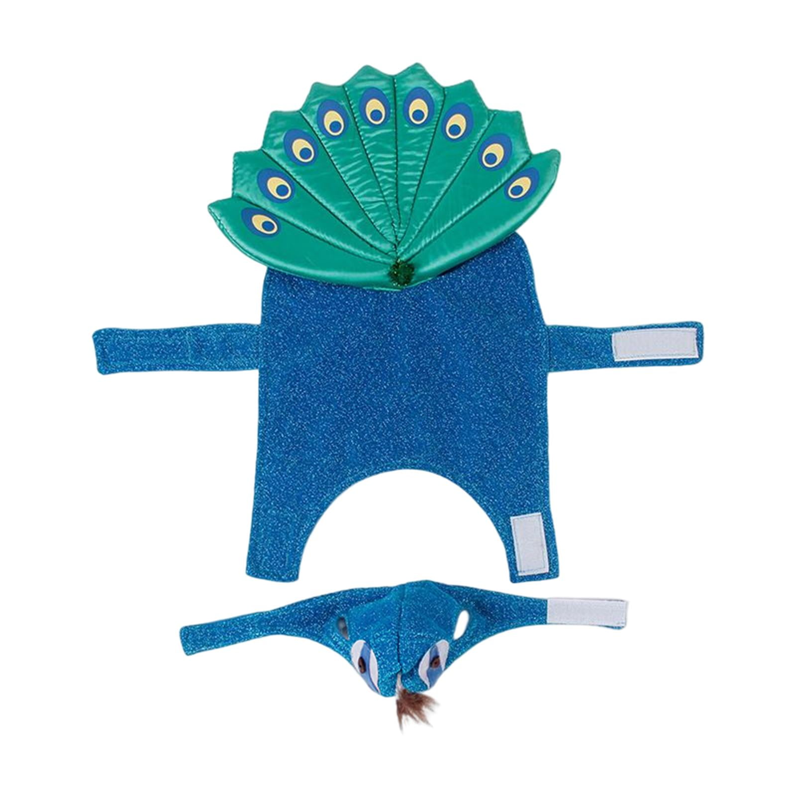 Sombrero De Disfraz De Pavo Real Para Gato, Ropa Transpirable Para Mascotas Para Fiesta De Cachorros