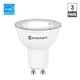 thumbnail image 4 of Bombilla LED Ecosmart MR16 GU10 de 5 W, 450 lm, color blanco brillante, paquete de 3, 4 of 5