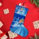thumbnail image 4 of Cenicienta (Princesa) Tema: Calcetines de Navidad, fino lino blanco para colgar en escaleras y chimenea, decoración navideña para el hogar, regalo de Navidad.54cm×38cm, 4 of 5