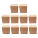 thumbnail image 5 of 10x Bloques De Madera Sin Terminar Cuadrados Adorno DIY Artesanía Modelado 3,5 CM, 5 of 5