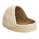 thumbnail image 4 of Paja Tejida A Mano Nido De Hámster Cueva Gatito Conejo Hierba Casa Cama Jaula Nido L 34x23x18cm, 4 of 5