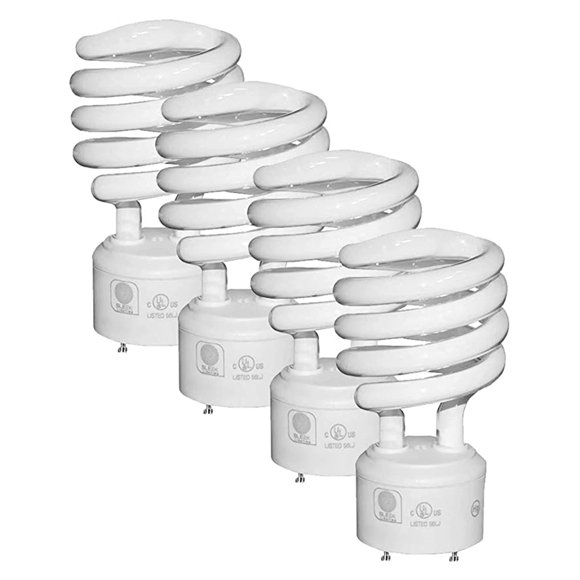 Paquete de 4 bombillas SLEEKLIGHTING GU24, 23 W, 2700 K, 1600 lm
