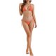 thumbnail image 2 of INSPIRE CHIC Conjunto de Bikini de Lunares para Mujer con Halter, Doble Lazo en la Espalda, Traje de Baño de Dos Piezas con Parte Inferior de Corte Alto, Pequeño Naranja, 2 of 5