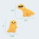 thumbnail image 5 of Peluches de peluche con los que se puede identificar apoyo emocional, Dino Nuggies, 5 of 5