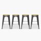 thumbnail image 1 of Pack Tolix Taburetes 66 Madera x4 Plata, 1 of 4