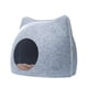thumbnail image 2 of Felt Cat House Extraíble Pet Cat Condos Con Cremallera Portátil Interior Exterior Gris Claro, 2 of 5