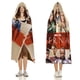 thumbnail image 3 of Eternos Manta Capa Con Capucha Anti bolitas Manta De Lana Ártica Suave Manta Portátil De Felpa Ligera Y Lujosa Poncho Para Siesta En Casa Y Oficina 100*130cm, 3 of 6