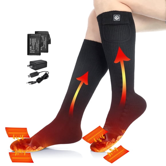Calcetines térmicos SAVIOR HEAT para hombre y mujer, esquí y caza