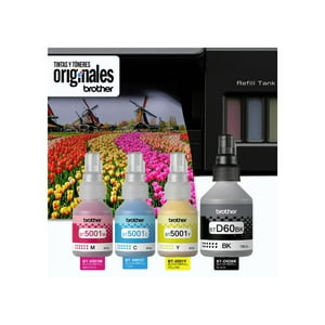 Brother - Pack 4 Botellas Btd60Bk Bt5001 Btcmyk