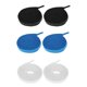thumbnail image 1 of 3 Pares De Cordones Para Patines Botas Para Patines En Línea Cuerdas Negro Azul Y Blanco, 1 of 5
