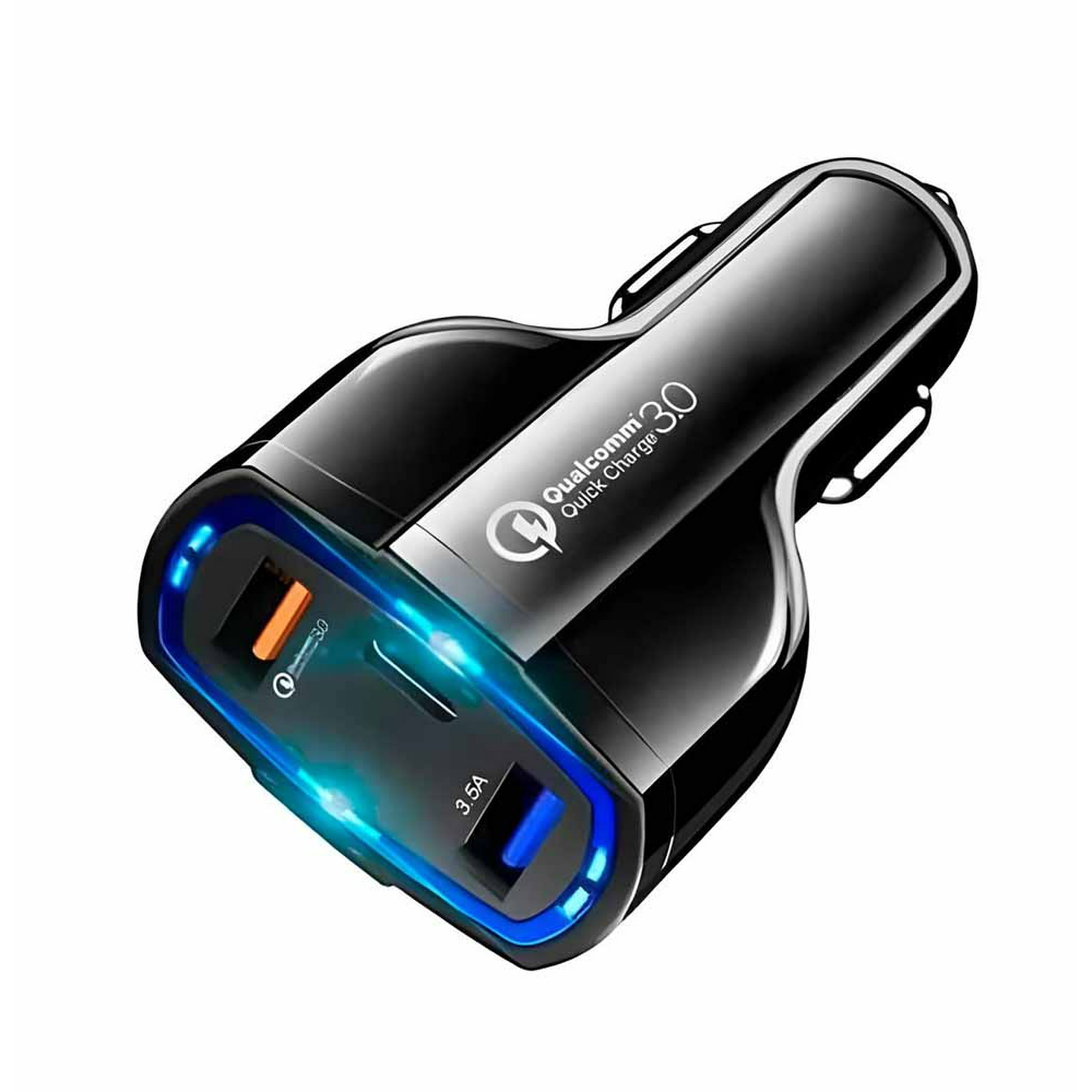 Eon - Cargador Para Auto Usb 3 Puertos Carga Rápida Usb Pd