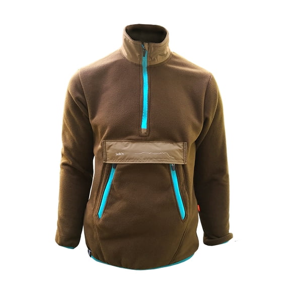 Poleron de polar ANORAK'300 Café modelo hombre Talla XXL