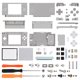 thumbnail image 2 of Carcasa Completa de Repuesto eXtremeRate para Nintendo DS Lite, 2 of 9