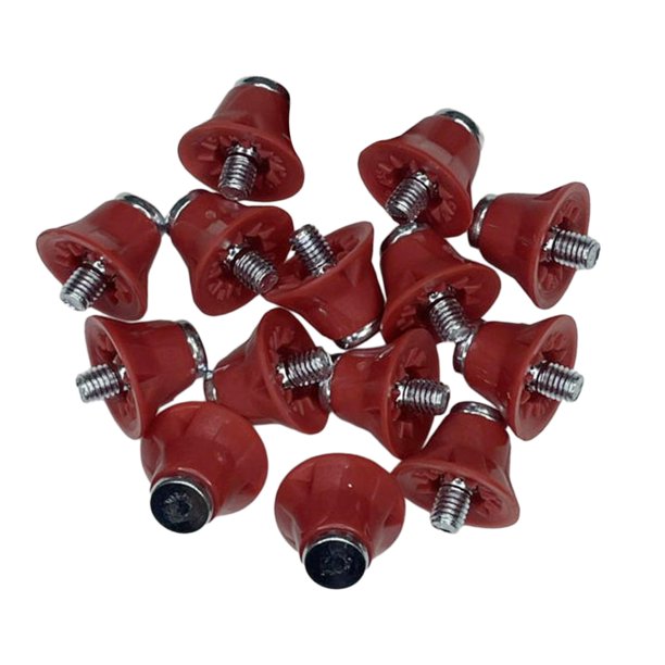 14 Uds. Accesorios Para Zapatos De Pista, Tachuelas Para Botas De Fútbol De 13mm Para Zapatillas Deportivas, Color Rojo