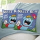 thumbnail image 3 of Oso Mandón Fundas de almohada de terciopelo con tema, regalos de funda de almohada, decoración para el hogar, cojín de lanzar, regalo de cumpleaños para fans y parejas.50*50cm., 3 of 6