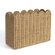 thumbnail image 1 of Cesta AELS 38x28x15 cm Tejida de Fibra Natural con Borde Festoneado, 1 of 6