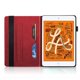 thumbnail image 5 of Funda con relieve del Árbol de la Vida para tablet ipad mini 1/2/3/4/5 con soporte, ranuras para tarjetas y soporte para lápiz óptico. Rojo, 5 of 6
