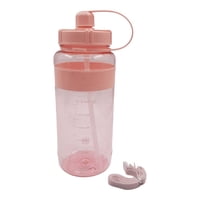 Homewell - Botella De Agua Plástica Rosada 2000Ml