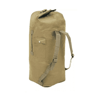 Genérico - Bolso Saco Ropero Táctico Militar Camping 90L Color Café