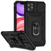 Estuche Gangxun Para Iphone 11 Pro, Soporte Giratorio 360°, Estilo Mecánico Y Magnético