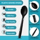thumbnail image 2 of Cucharas para servir C&S Event Supply Co. Plástico negro x12, 2 of 6